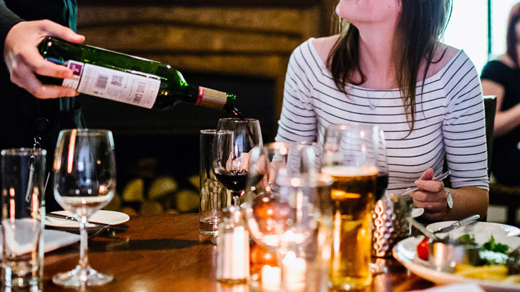 Celebration Dinner for Two with Champagne